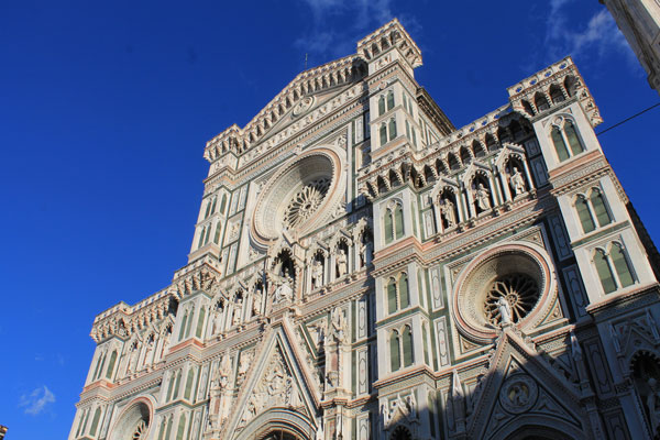 Basilica of Santa Maria del Fiore from the ground - Florence, Italy