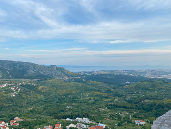 View from Klis Fortress, Image 2 - Croatia