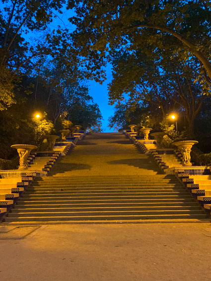 Staircase on Capital Ground - Barcelona, Spain