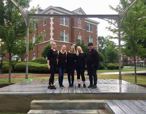 Stage Management Team, Winter's Tale, Arkansas Shakespeare, 2018