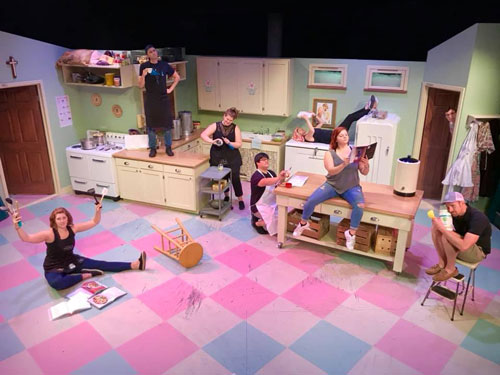 Crew for Church Basement Ladies, Barter Theatre, 2019