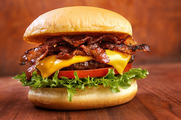 An image of a bacon cheeseburger