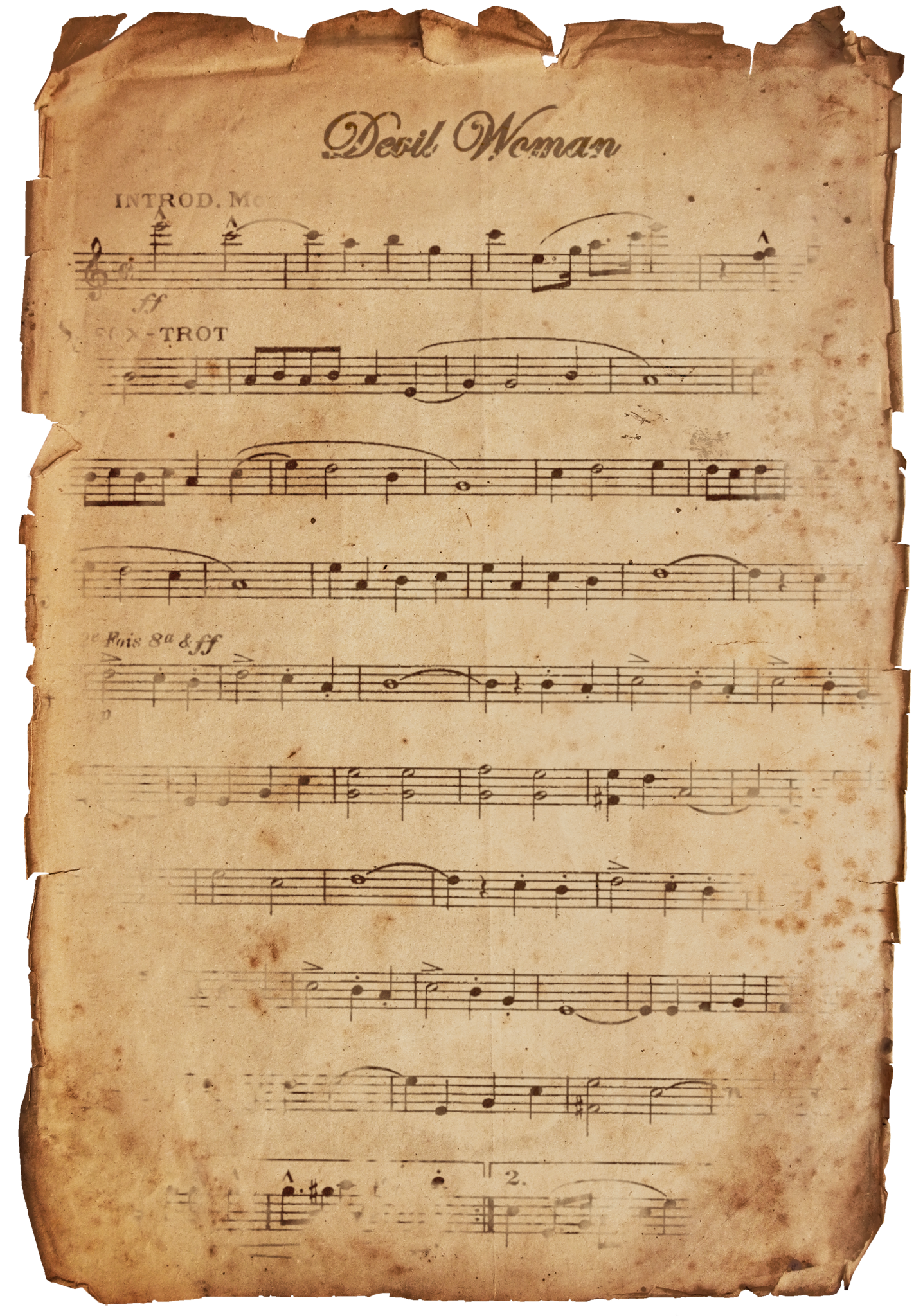 old sheet music